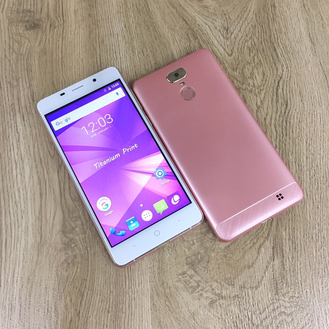 (ROSE GOLD)(4G Dual Sim)Leotec Titanium Print 2+16GB 5.5 Inch Android Phone 95% NEW